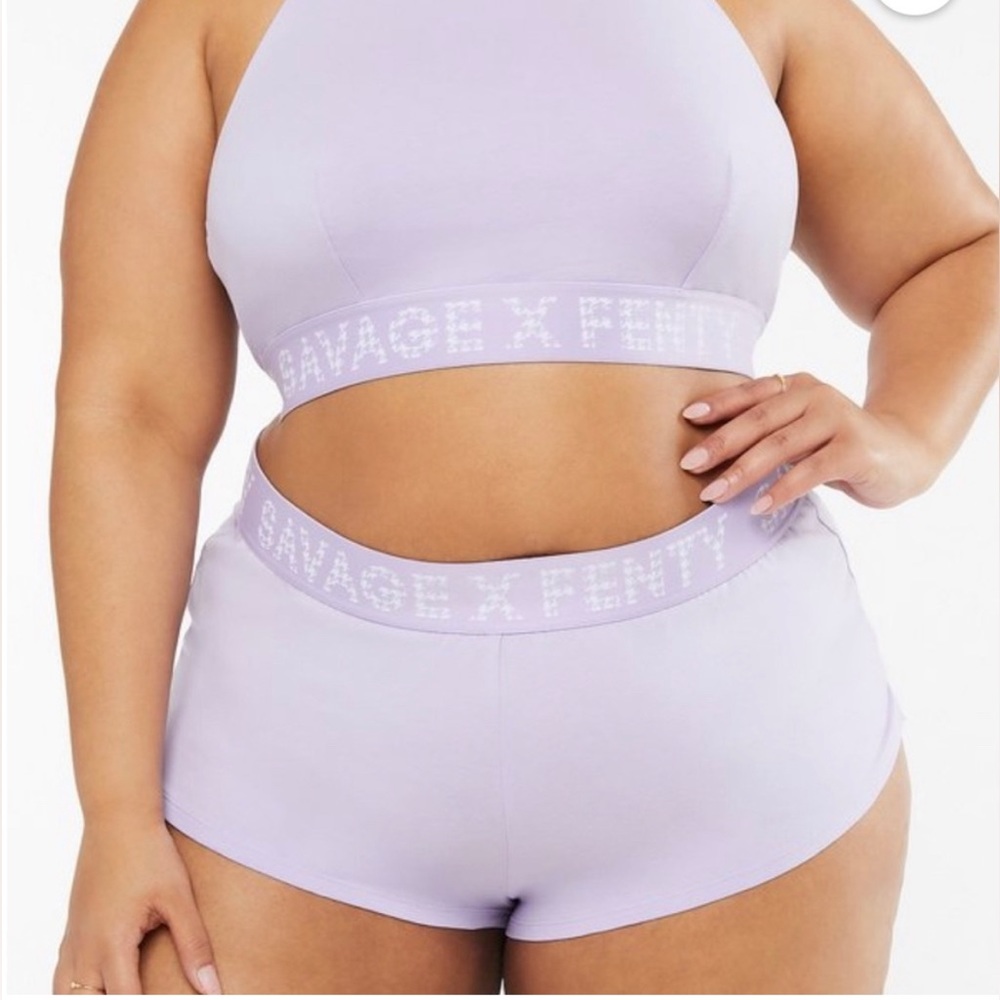 Set: High Neck Halter Bralette & Sleep Short